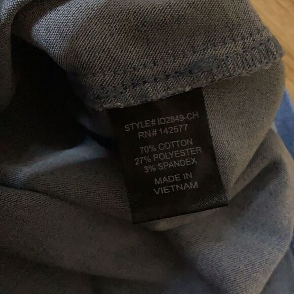 Iris Distressed Zippered Jean Dress EUC 2/$20 & 3/$30 - Picture 5 of 7